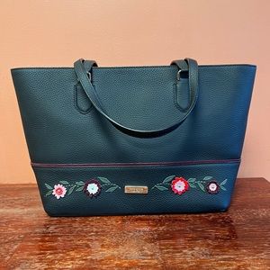Kate Spade Tote w/ Floral Embellishment